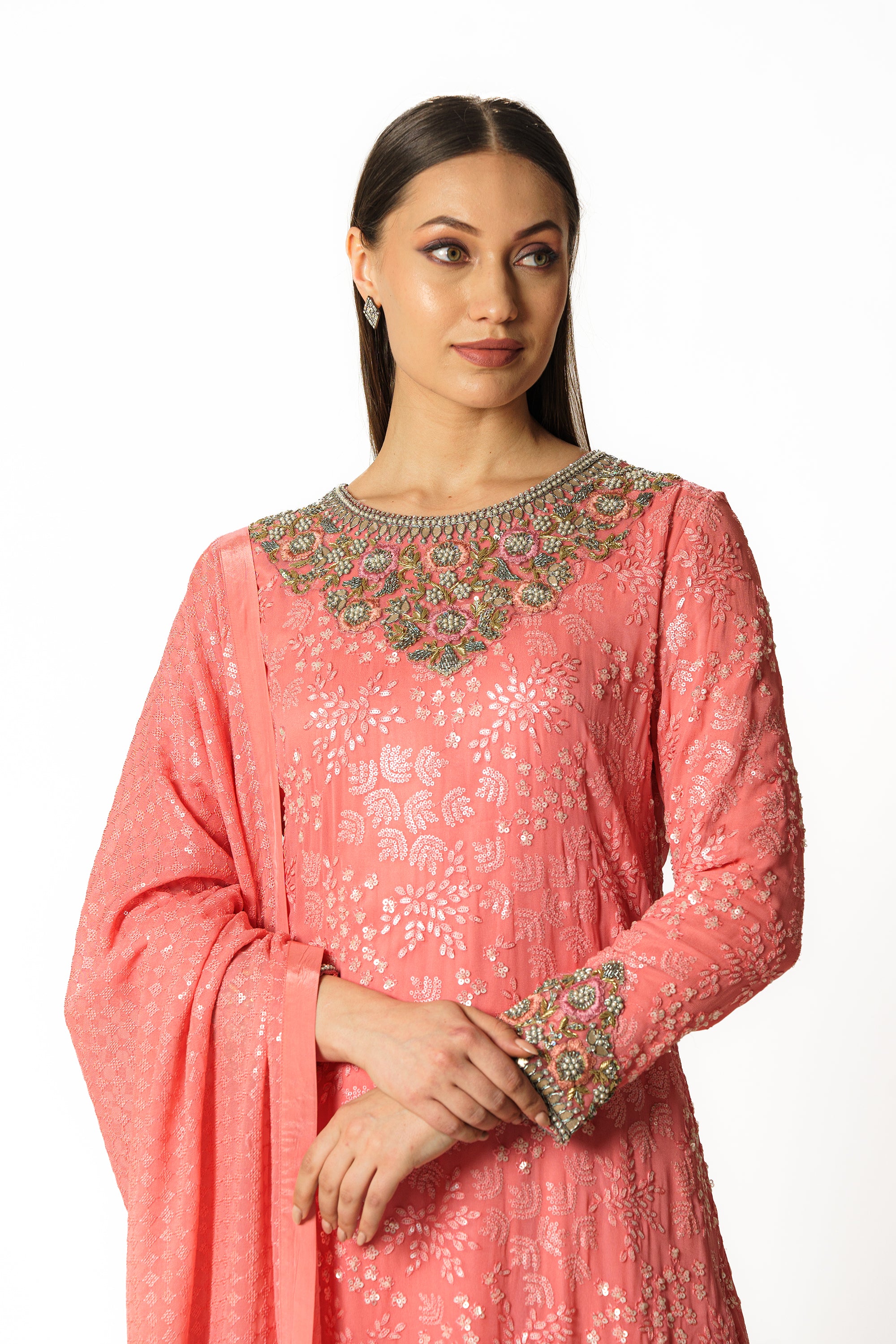 Ayat fresh pink kurta set