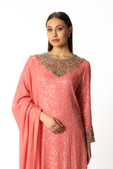 Ayat fresh pink kurta set