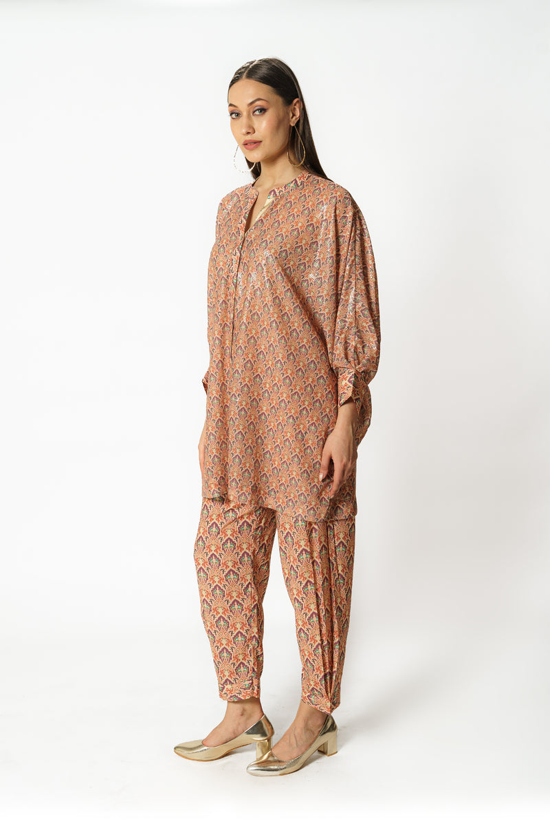 Sairaa pale peach co-ord set