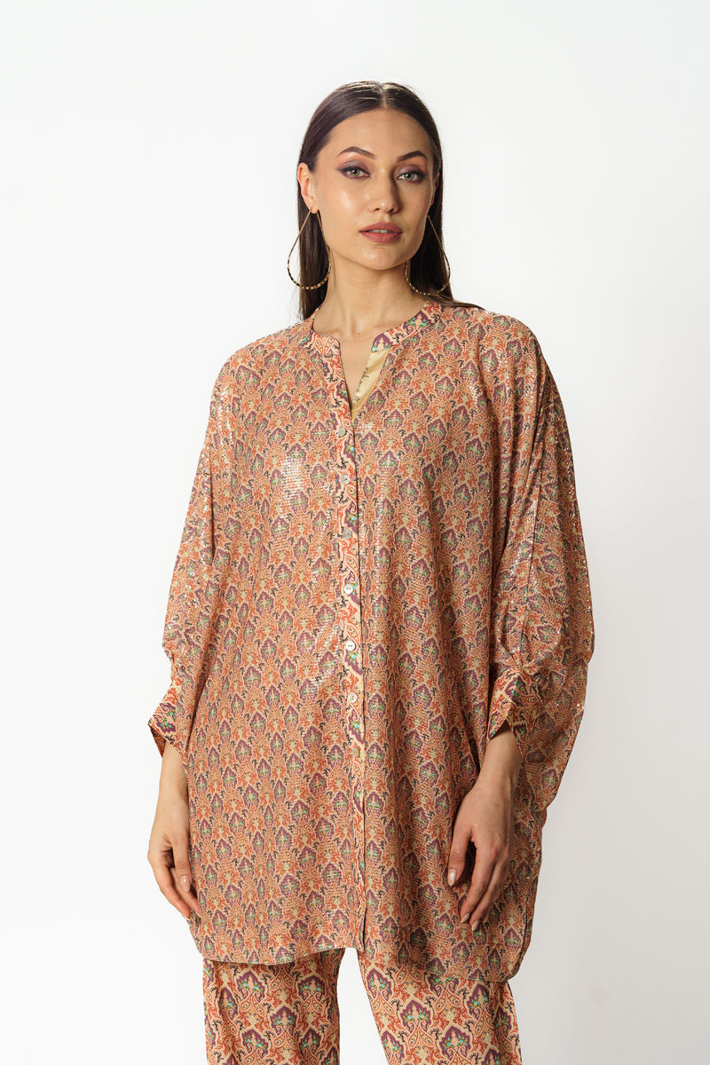 Sairaa pale peach co-ord set