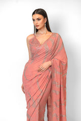 Georgette designer sarees online shopping