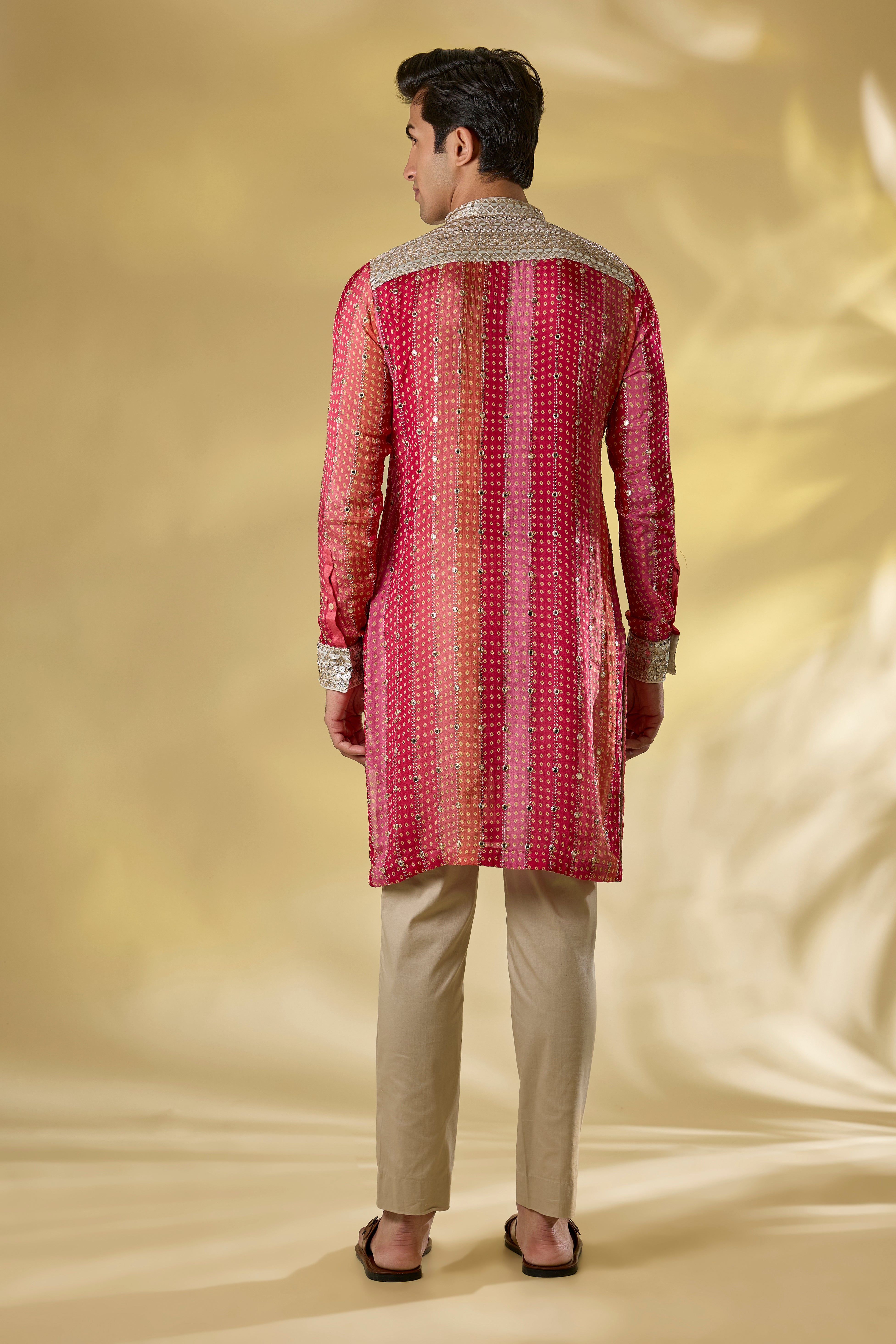 BLUSH PINK ORGANZA THREAD+ SEQUIN