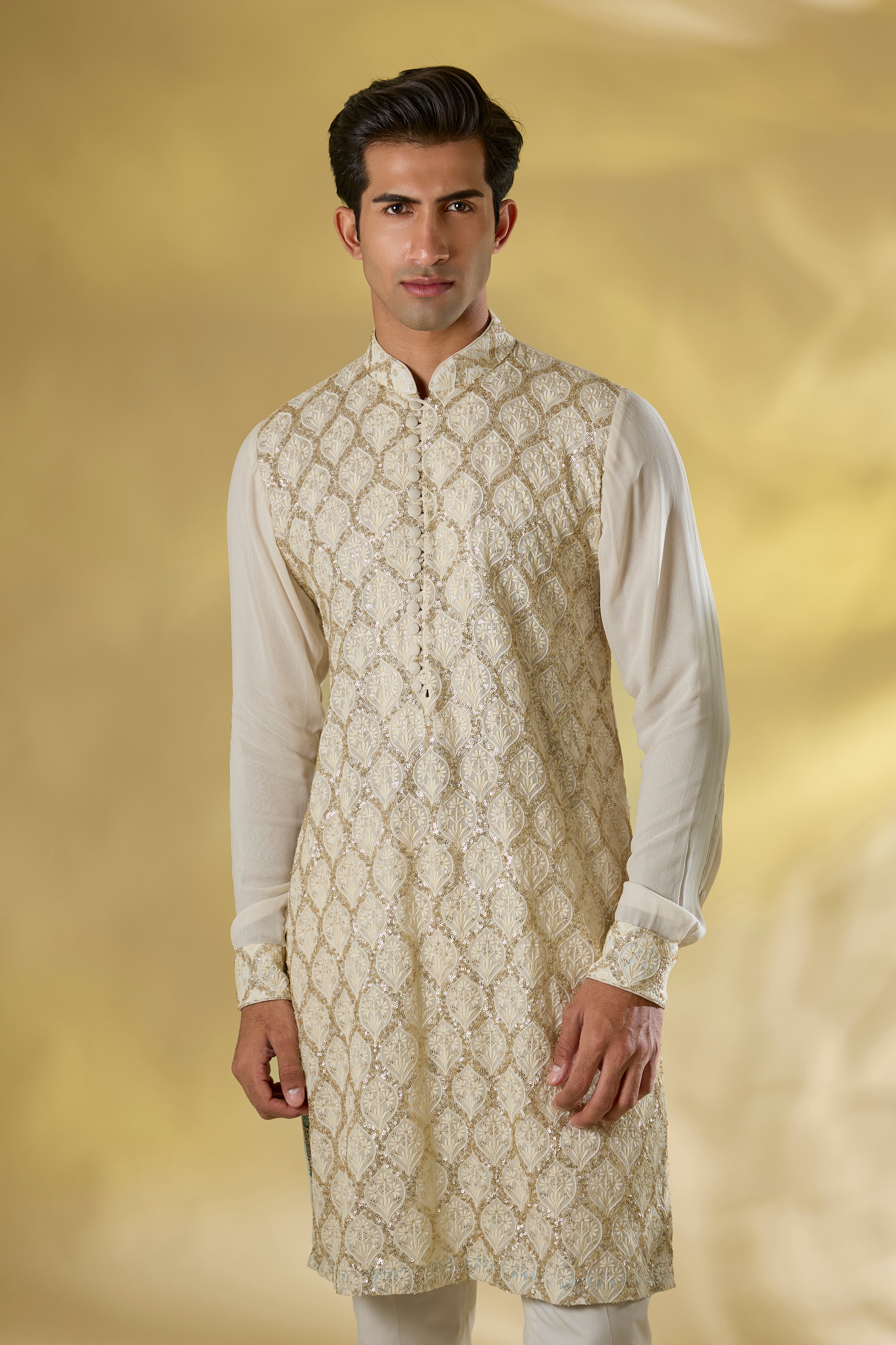 IVORY GORGETTE FRONT OG JAAL