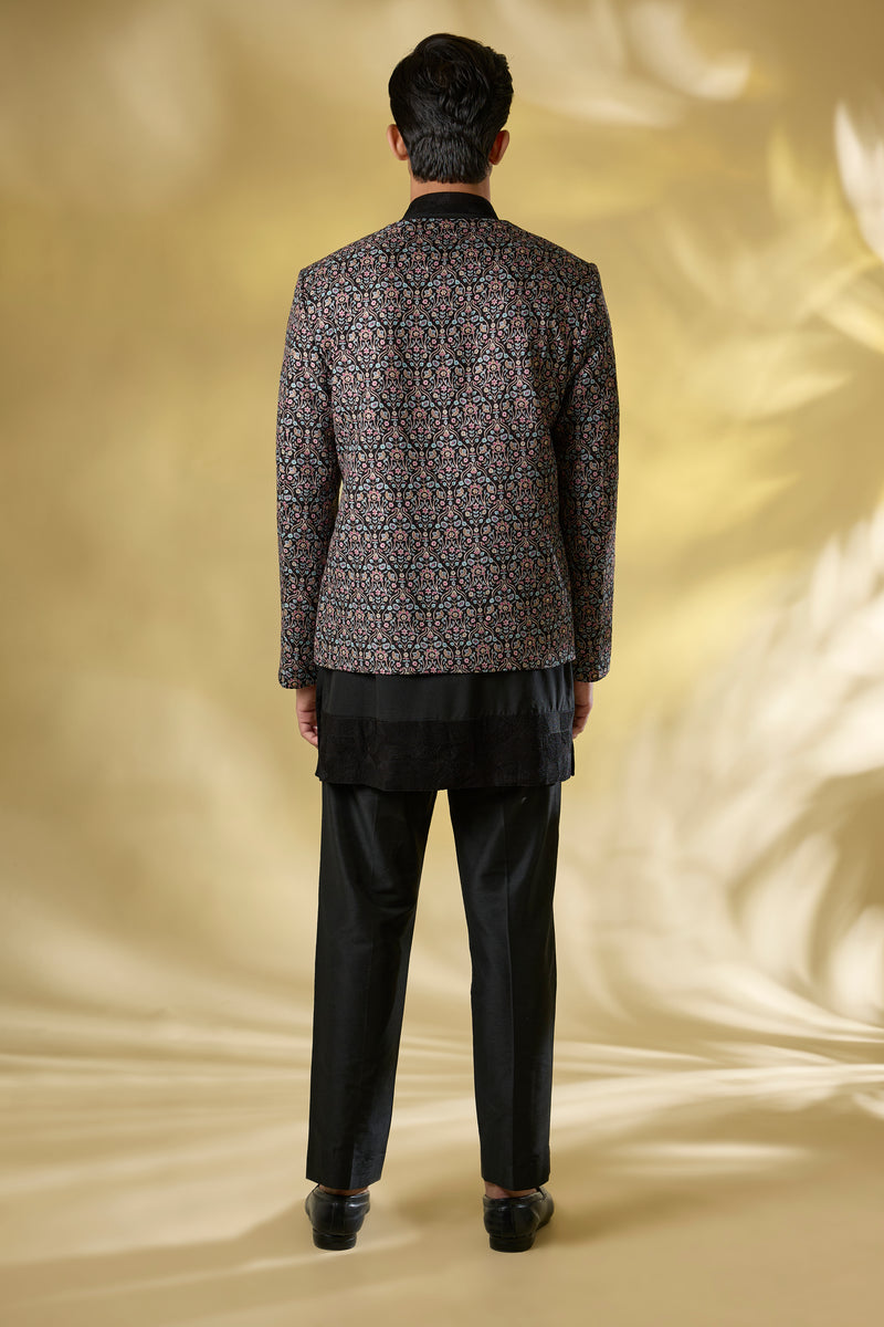 BLACK DOLA SILK MULTI COLOR