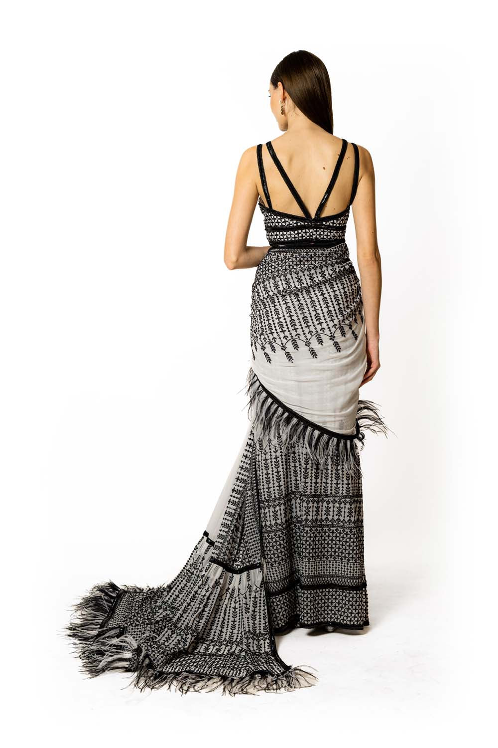 IVORY SAIRAA SARI  SET