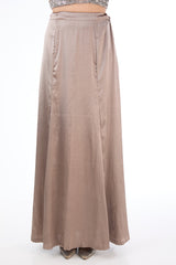 Zaynab grey sari set