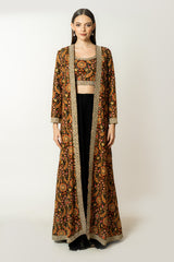 RABIA BLACK JACKET SET