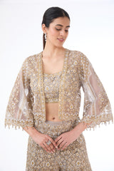 Ayat grey short jacket set
