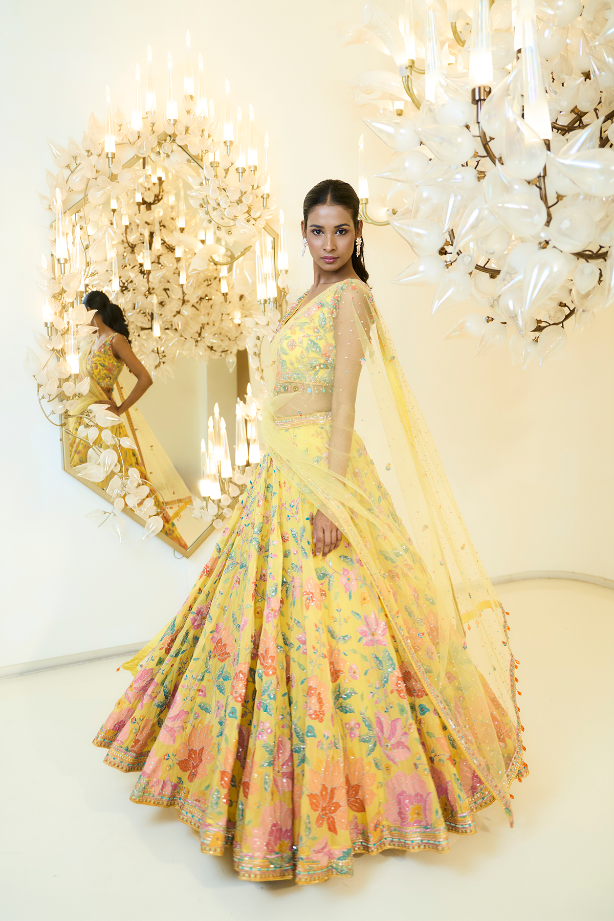 TOPAZ LEHNGA SET