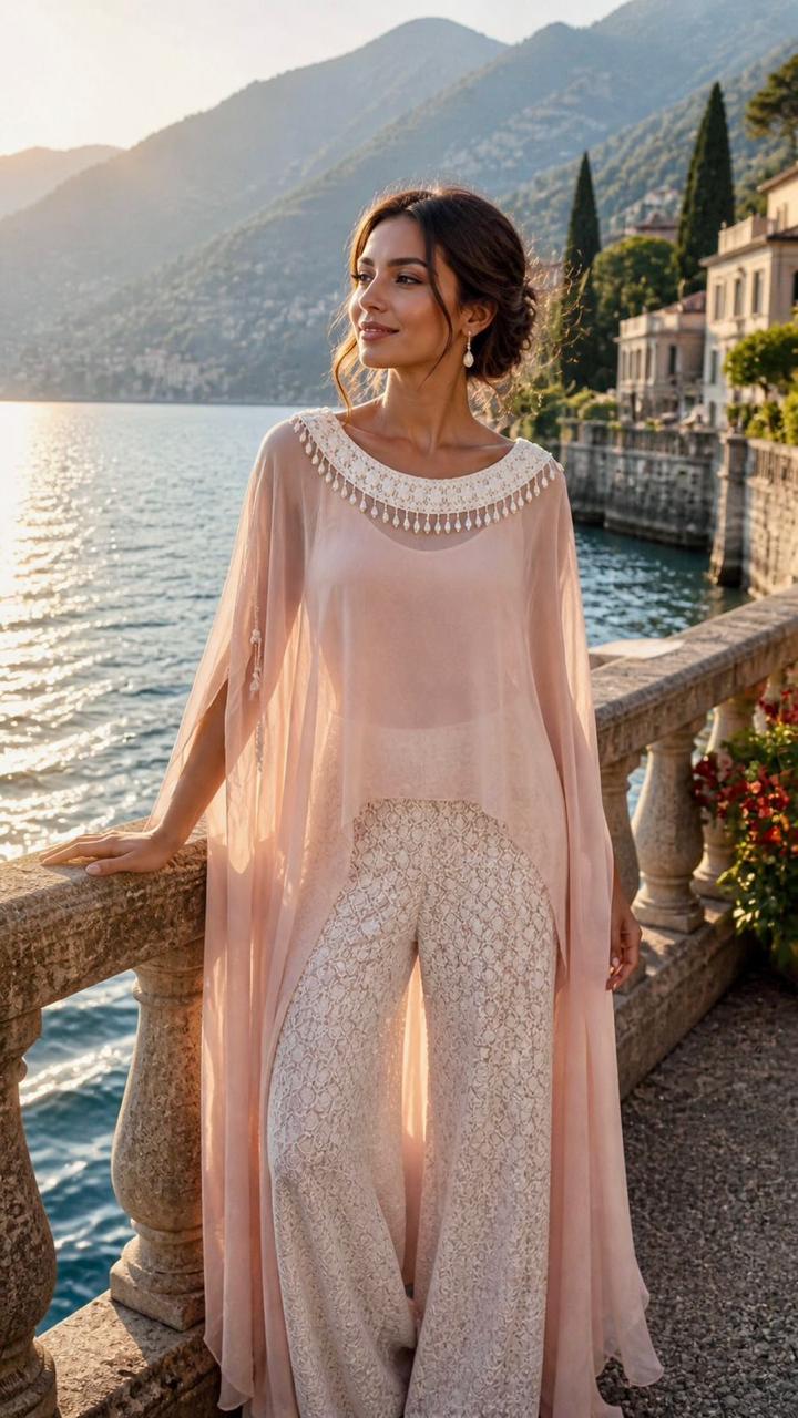 The Champagne Cape Set