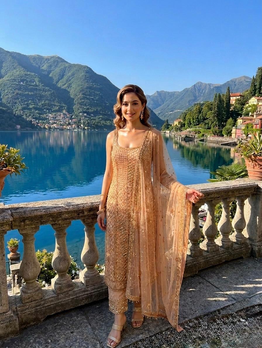 The Gold Kurta Set