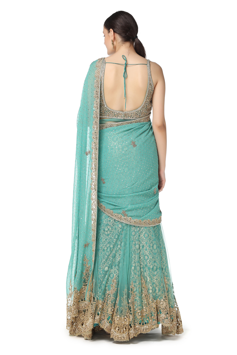 Naziha Lehenga Sari