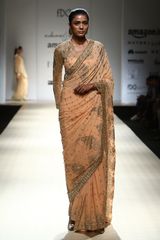 Apricot Heavy Sari Set