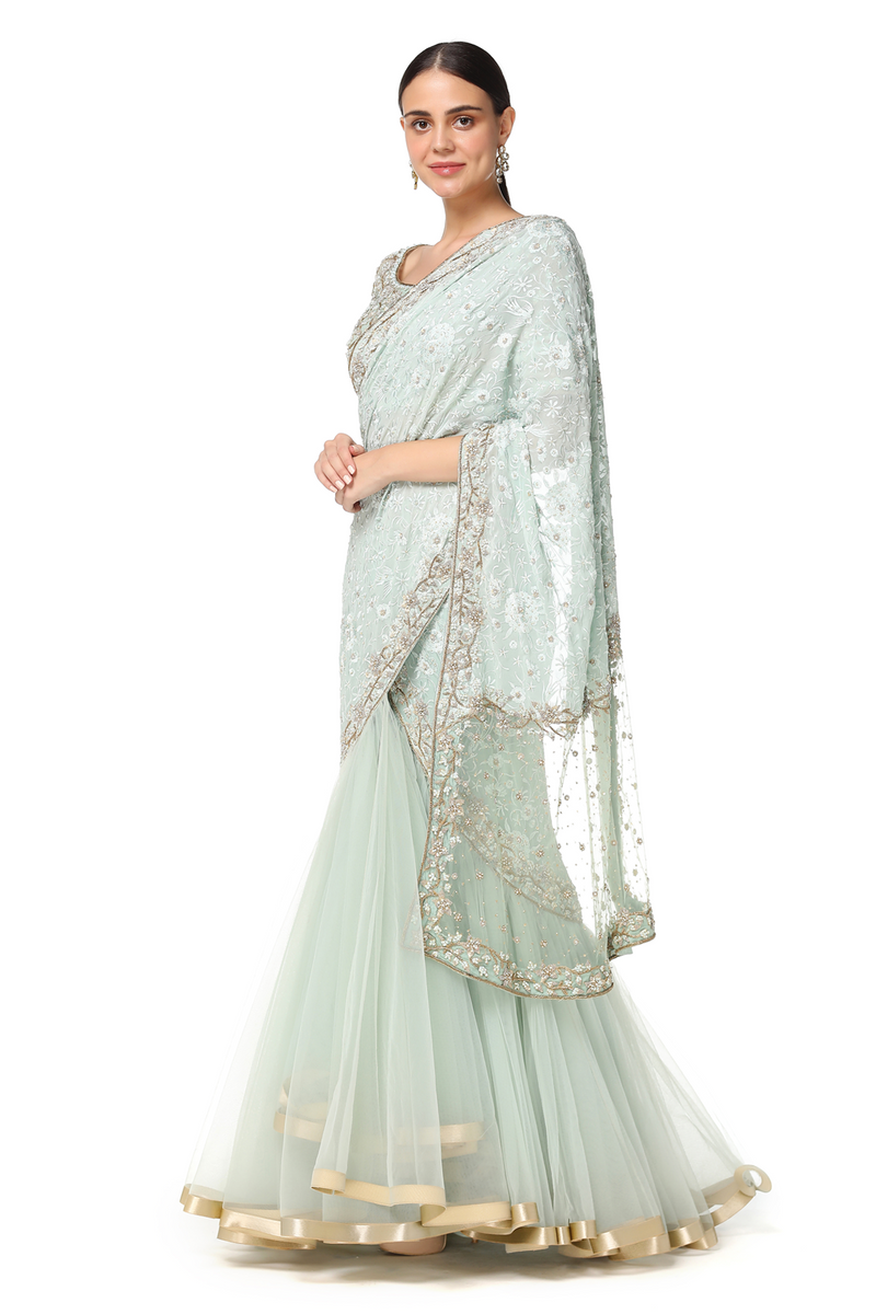 Naziha Lehenga Sari