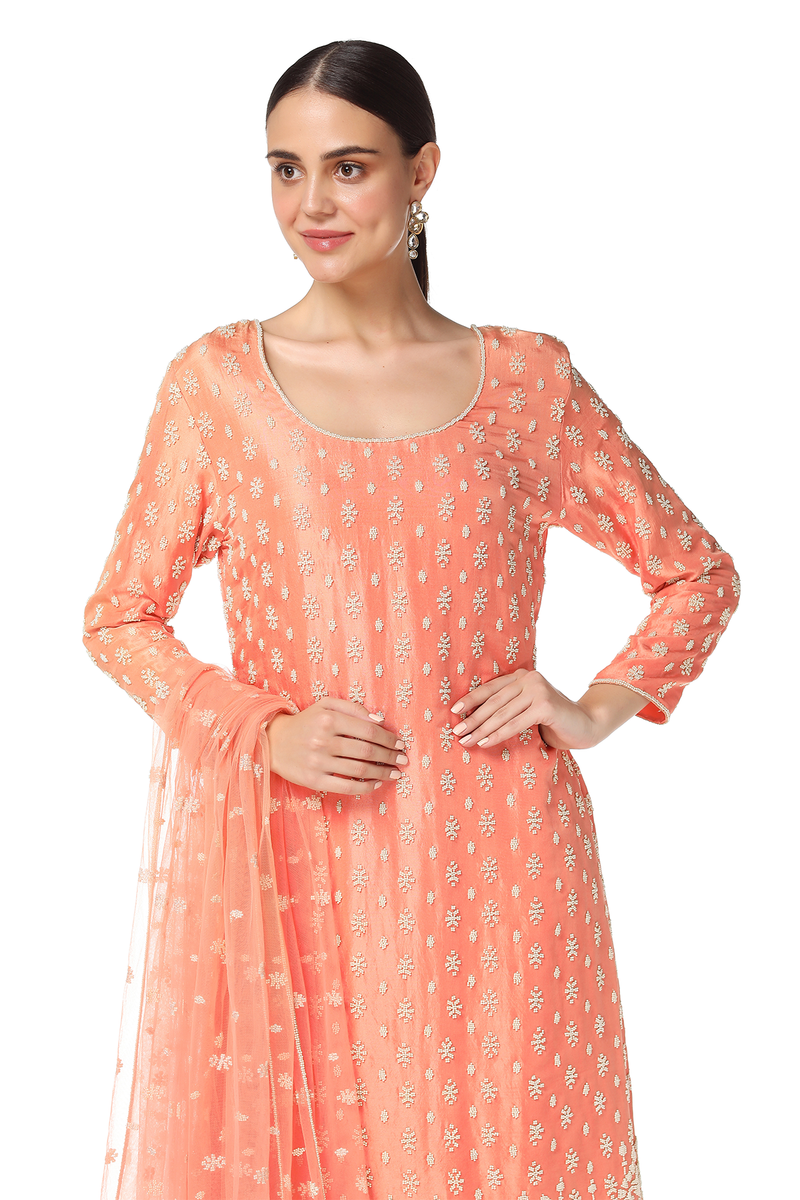 Ayat Kurta With Sharara Set