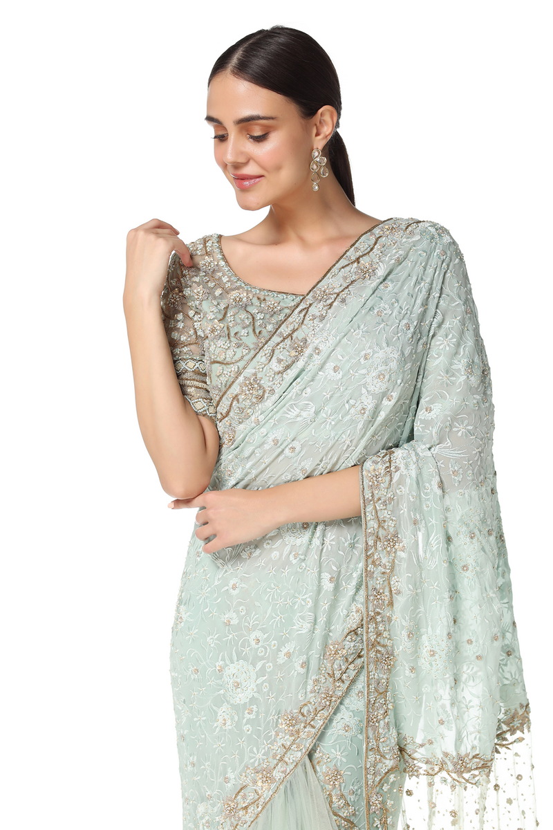 Naziha Lehenga Sari