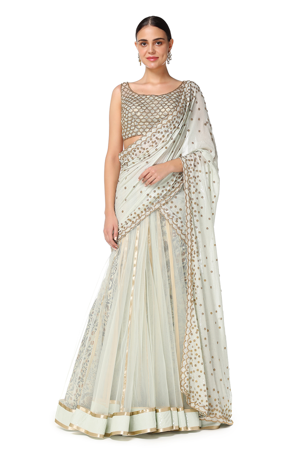 Amalia Lehenga Sari Set