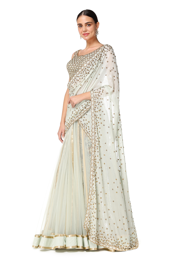 Amalia Lehenga Sari Set
