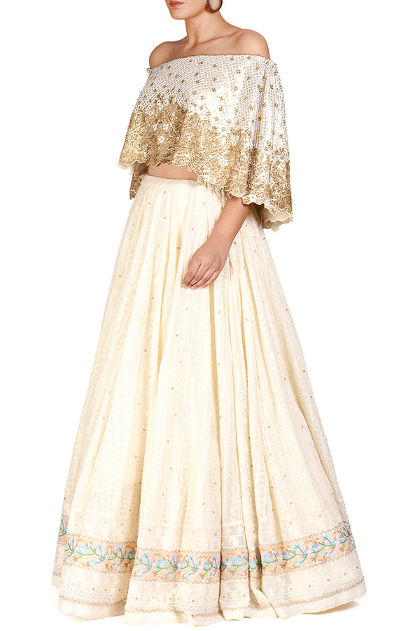 ADHA LEHENGA & CAPE