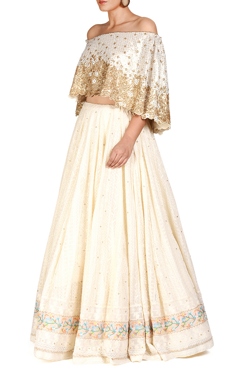 ADHA LEHENGA & CAPE