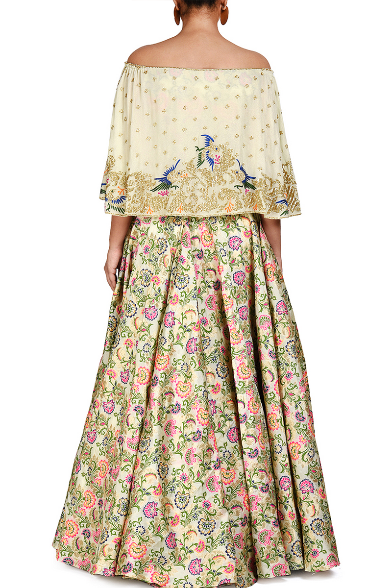 ADHA LEHENGA & CAPE