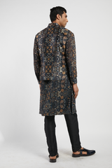 MENS KURTA BUNDI WITH CHURIDAR SET