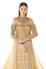 Gold Reception gown