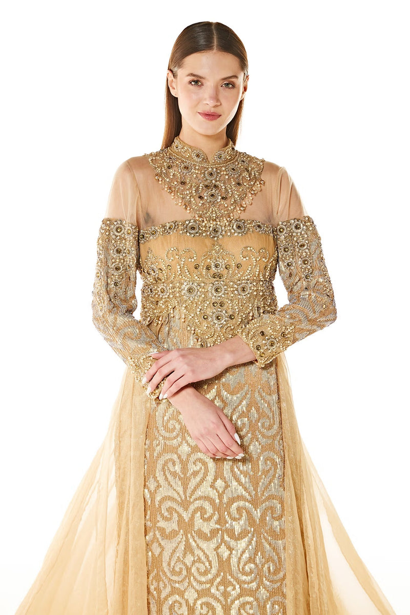 Gold Reception gown