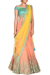 ADHA LEHENGA SET