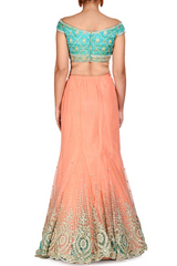 ADHA LEHENGA SET
