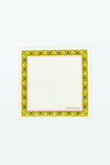 White, Peach, & Cream Printed Pocket Square Gift Box