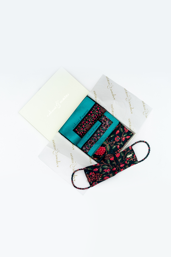 Face Mask & Pocket Square Gift Box Online