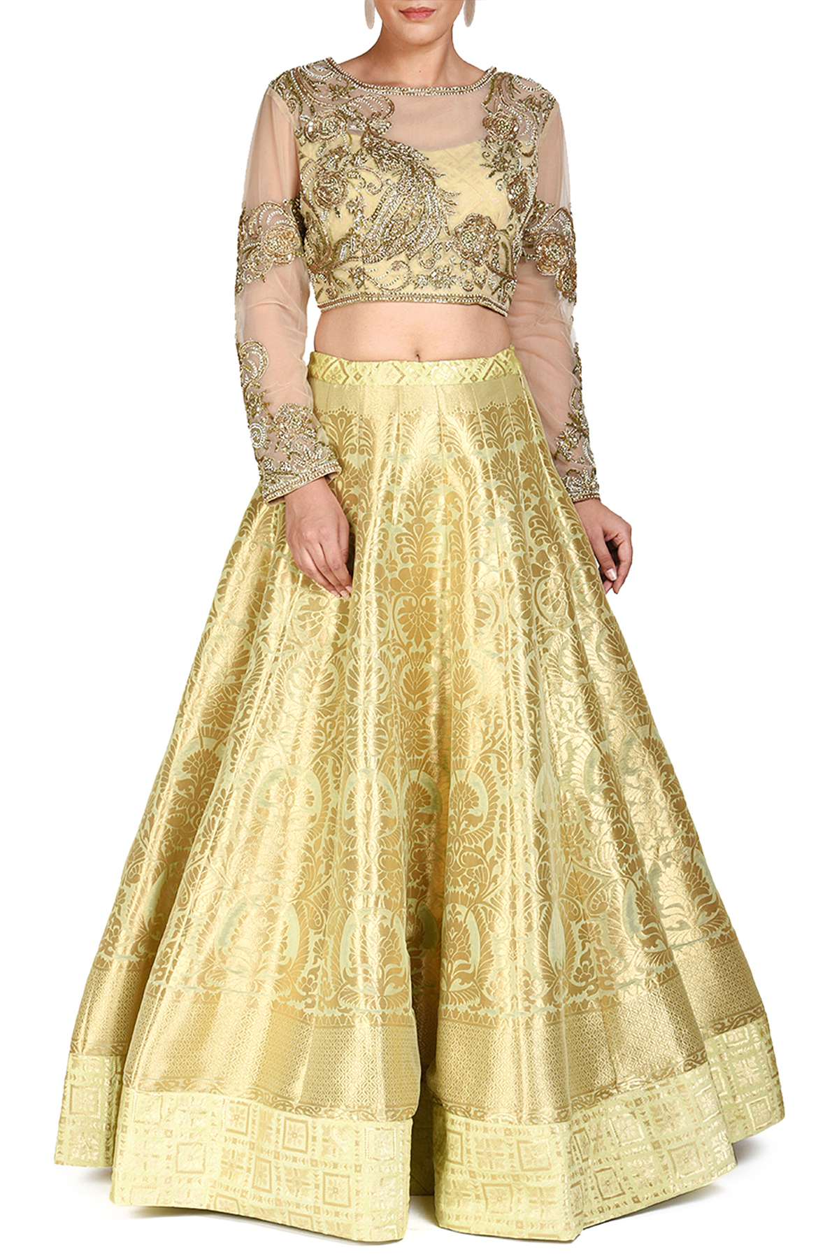 ADHA LEHENGA SET