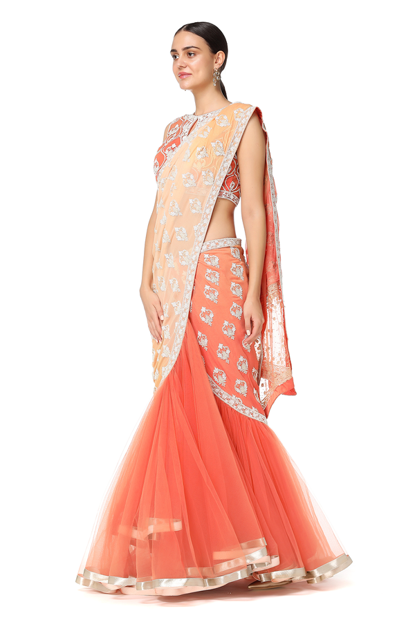 Naziha Lehenga Sari