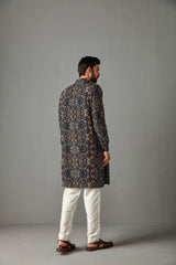 Black Georgette Kurta Set