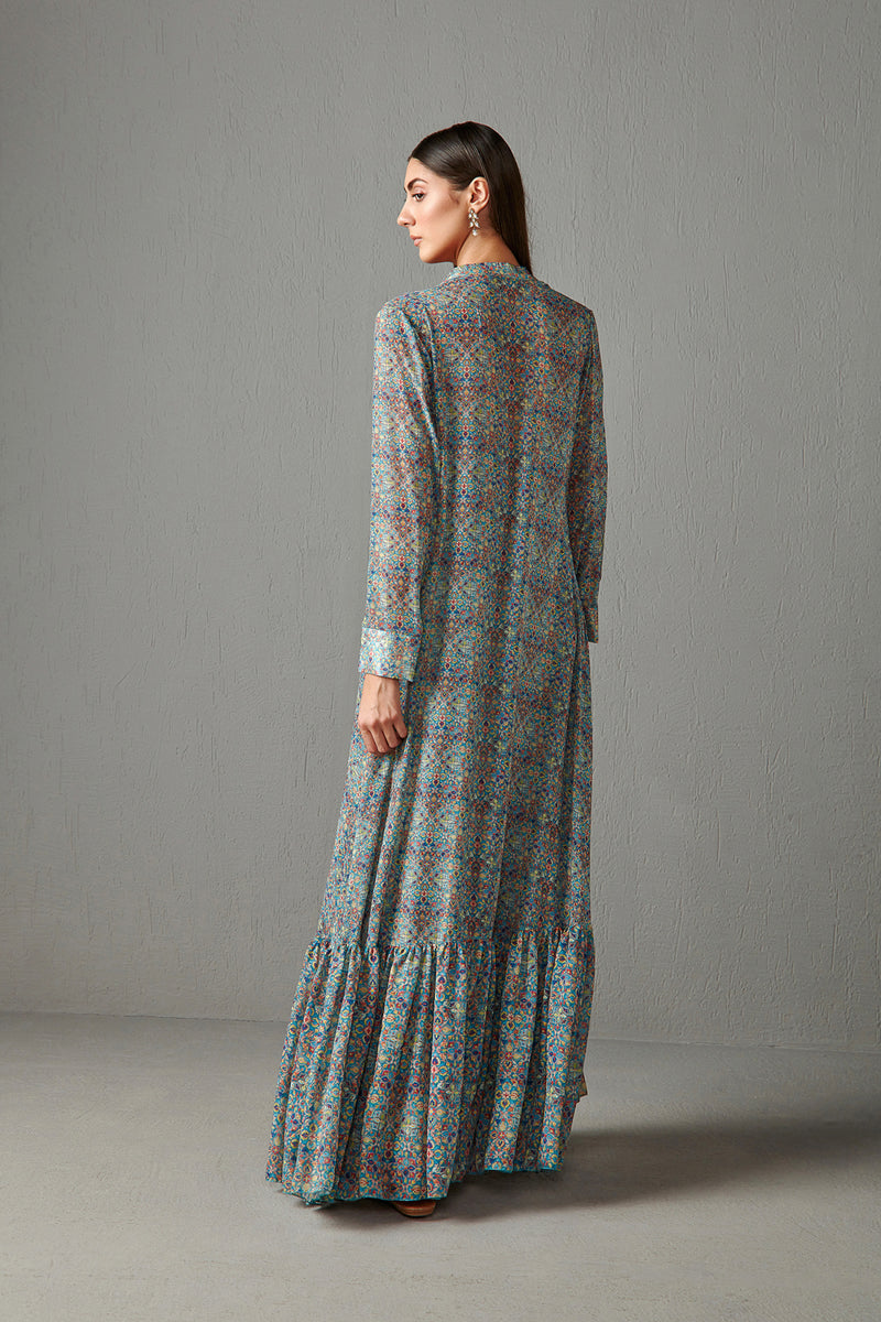Aqua Blue Jacket Set