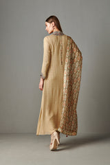Gold Printed Suit Set