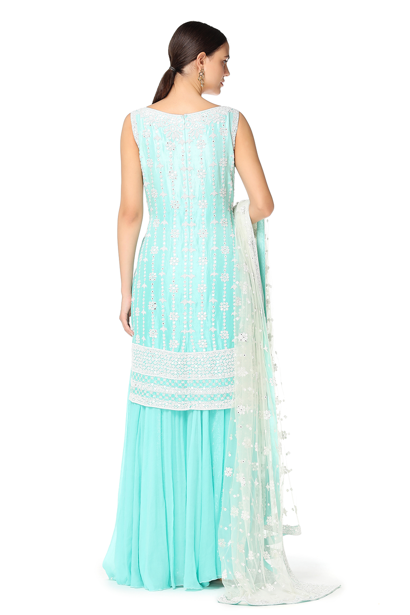 Ayat Kurta With Sharara Set