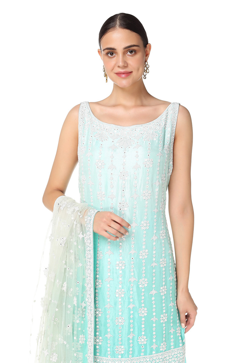 Ayat Kurta With Sharara Set